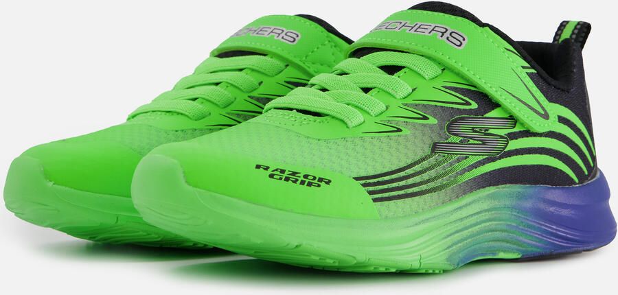 Skechers Razor Grip Sneakers groen Textiel