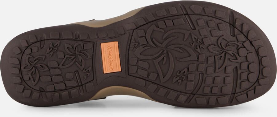 Skechers Reggae Slim Simply Stretch Sandalen Plat donkerbruin - Foto 6