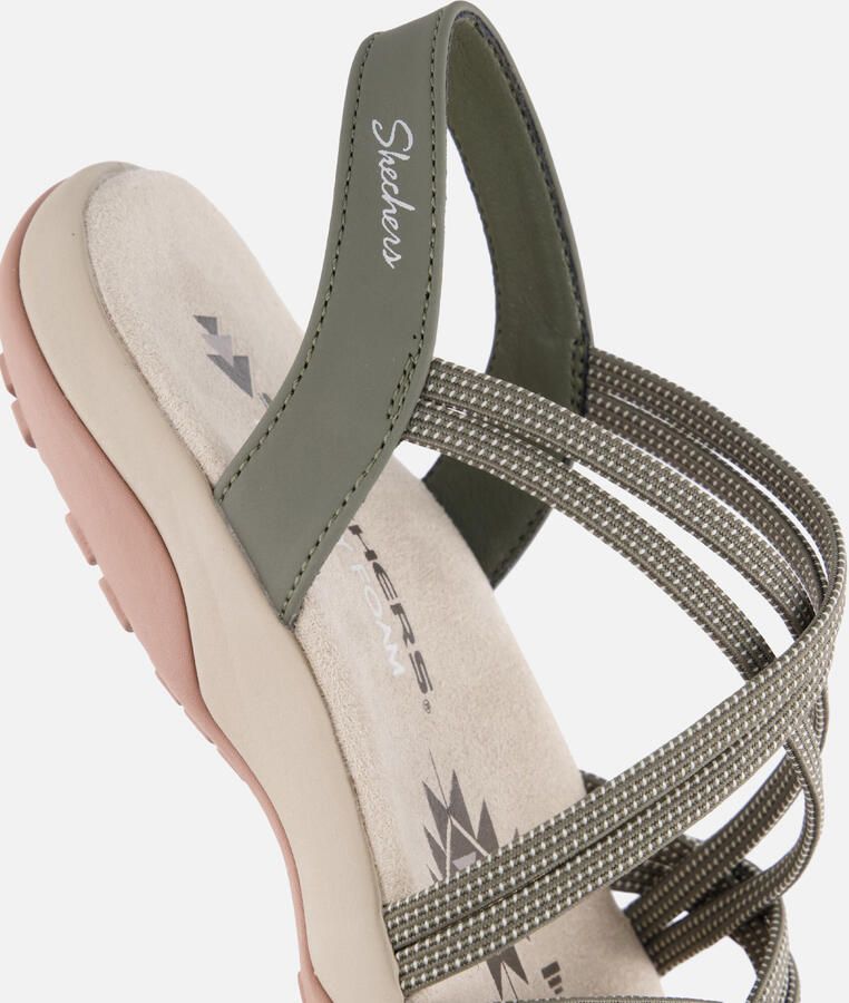 Skechers Sandalen REGGAE SLIM TURN IT UP met elastische riempjes - Foto 3