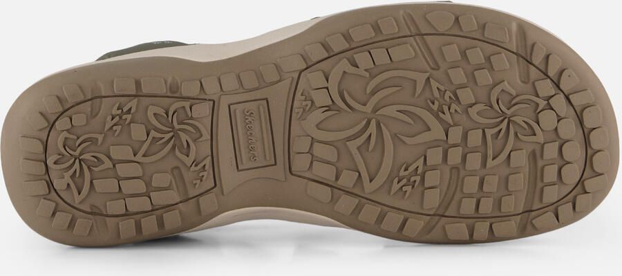 Skechers REGGAE SLIM STRETCH FLEX Dames Sandalen Olijf - Foto 5