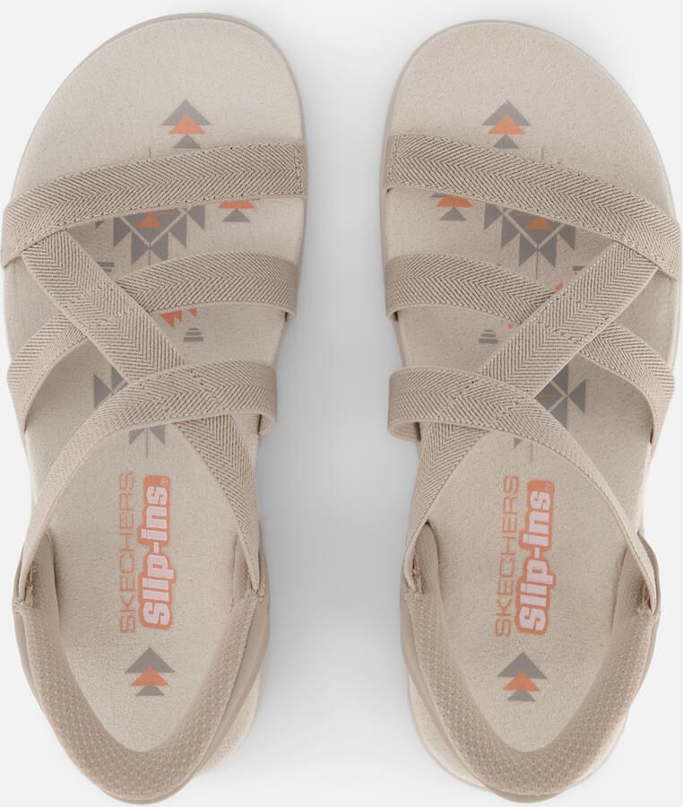 Skechers Sandalen REGGAE SLIM-STRETCH FLEX flats trekking sandaal met slip-ins functie - Foto 3