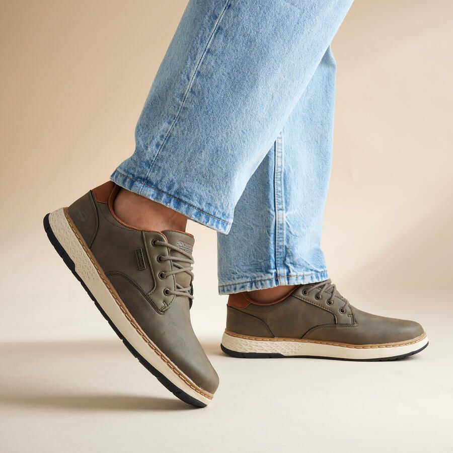 Skechers Veterschoenen GARLAN trekking schoen sneakers vrijetijdsschoen met contraststiksels
