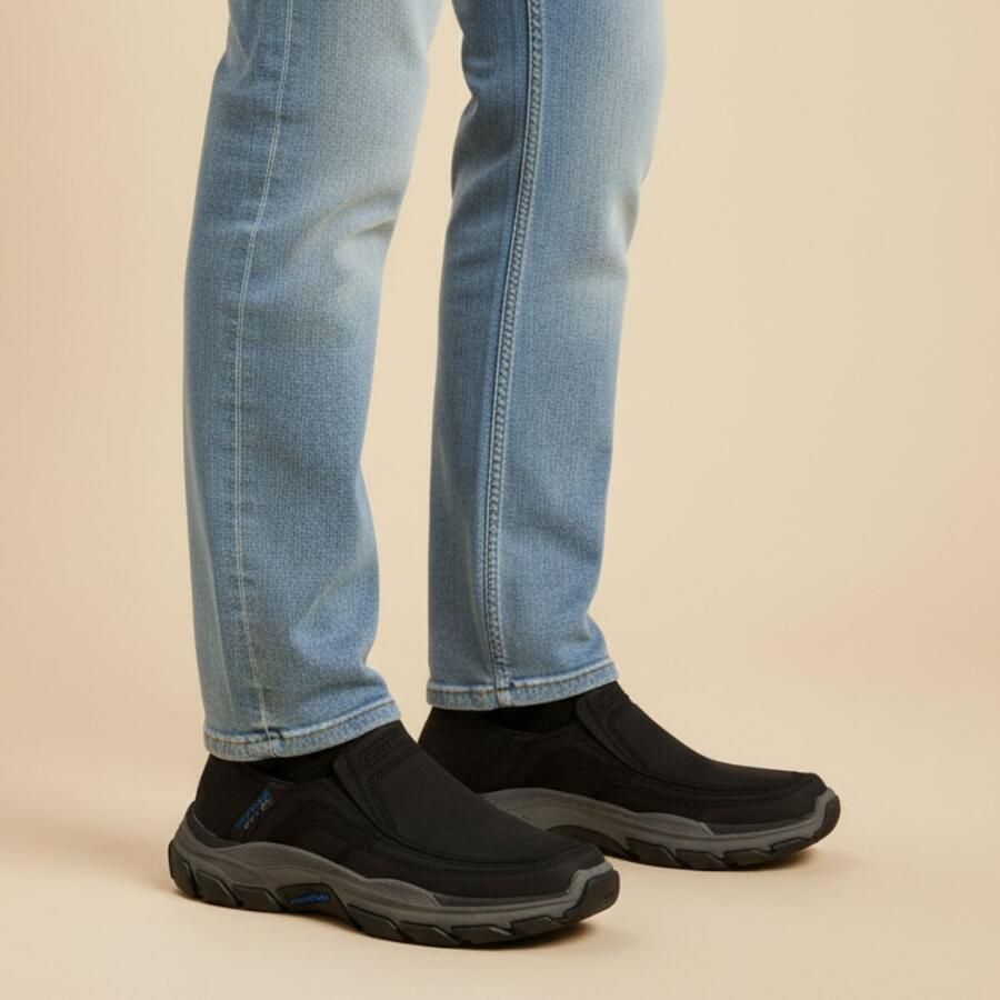 Skechers Hands Free Slip-ins RF Respected Instappers Heren Zwart