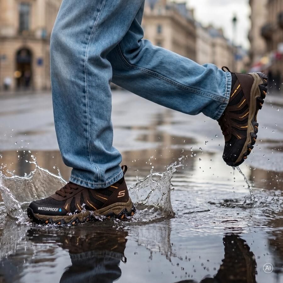 Skechers Waterproof Rugged Ranger Storm Trail Veterboots Jongens Bruin - Foto 2