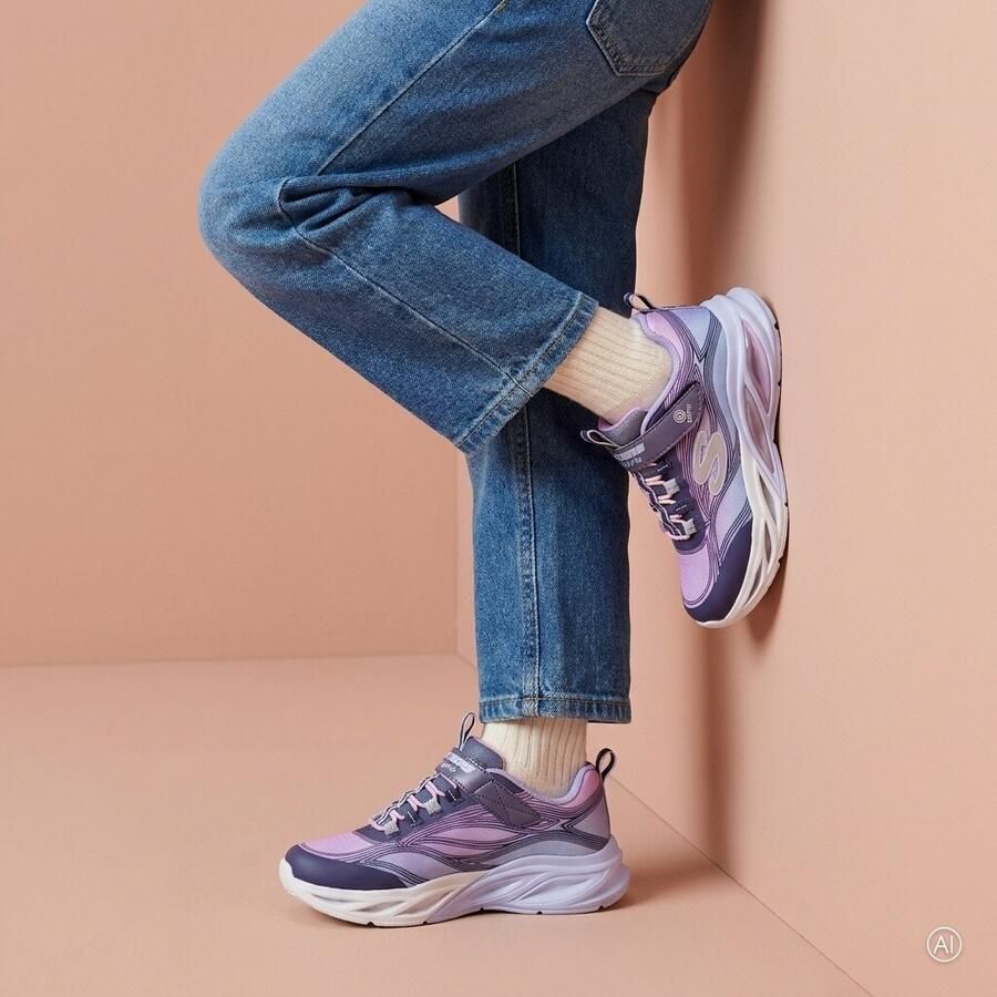 Skechers S-lights Cosmic Glow Sneakers paars