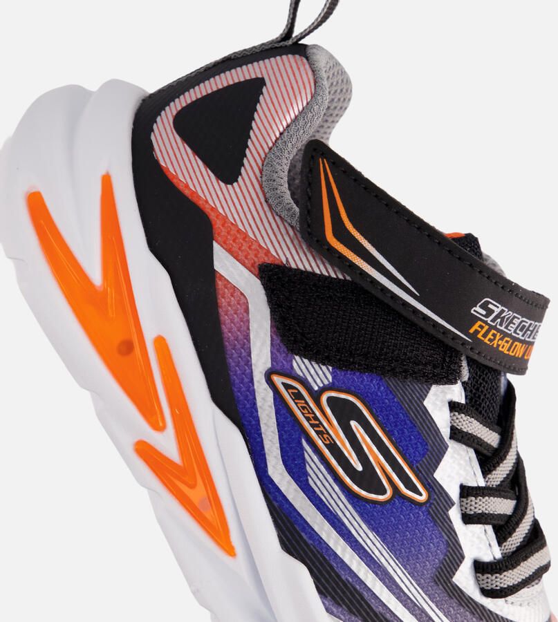 Skechers S Lighs Flex-Glow Ultra jongens sneaker Zwart multi - Foto 2