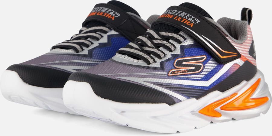 Skechers S Lighs Flex-Glow Ultra jongens sneaker Zwart multi - Foto 10