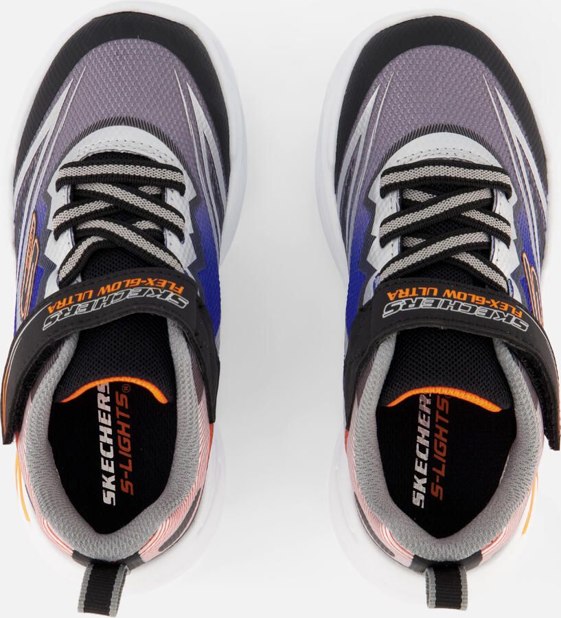 Skechers S Lighs Flex-Glow Ultra jongens sneaker Zwart multi - Foto 3