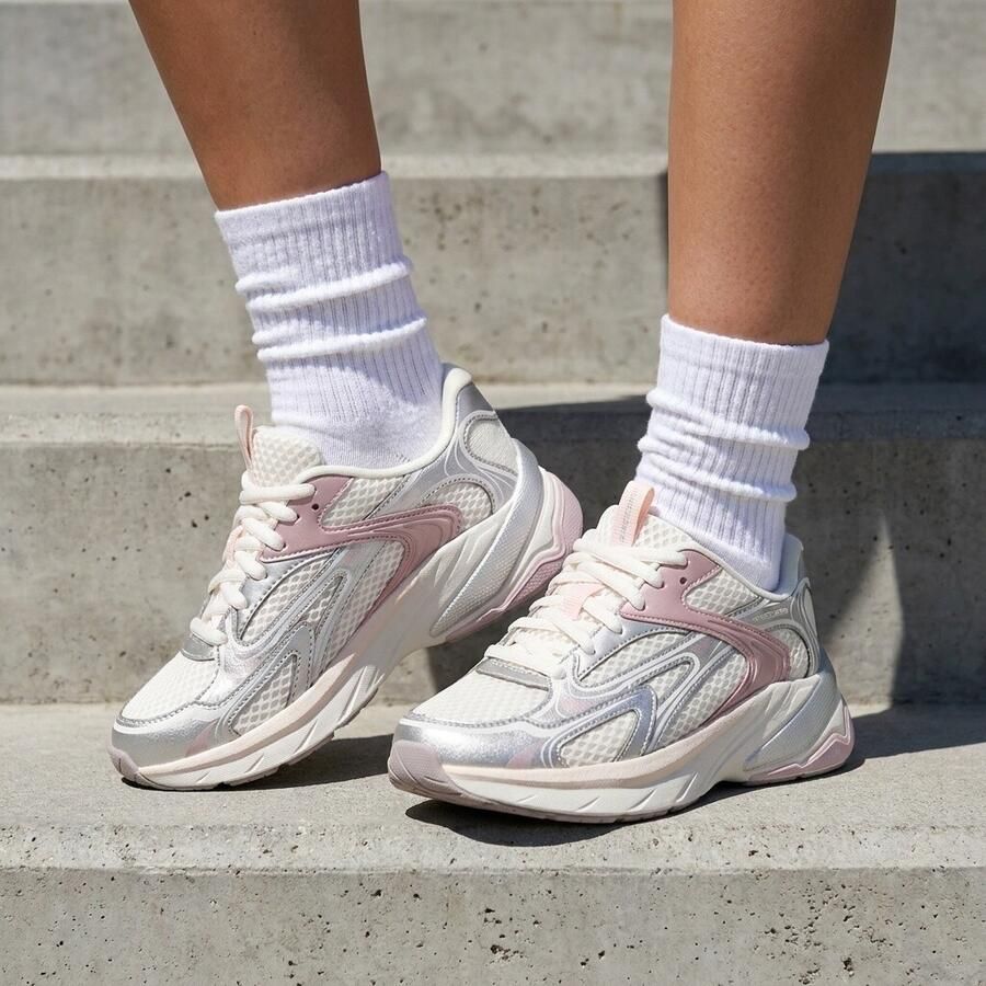 Skechers S2K Sneakers wit Synthetisch Dames