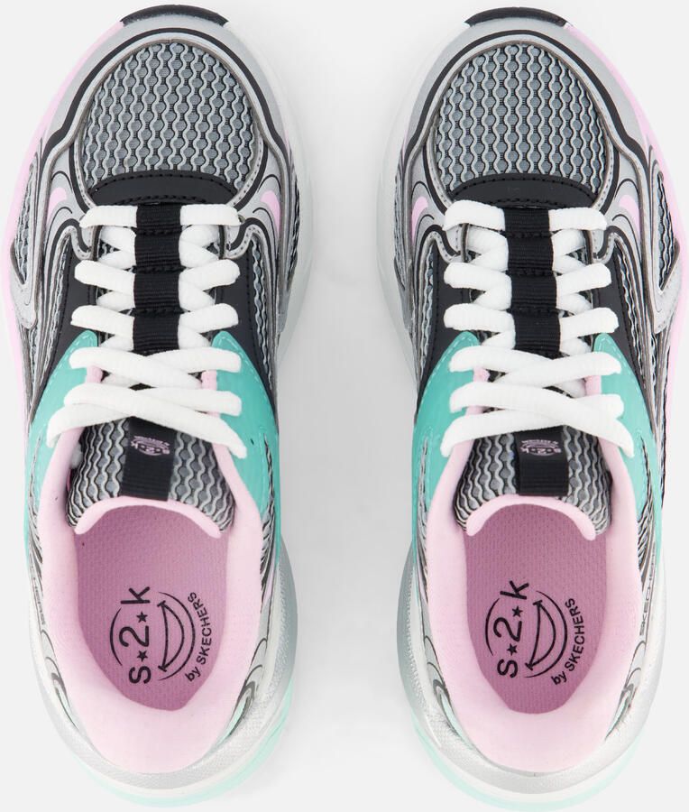 Skechers S2K Sneakers zilver Synthetisch Dames - Foto 4