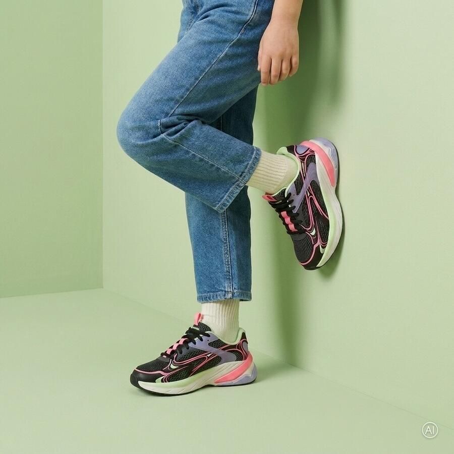 Skechers S2K Sneakers zwart Synthetisch