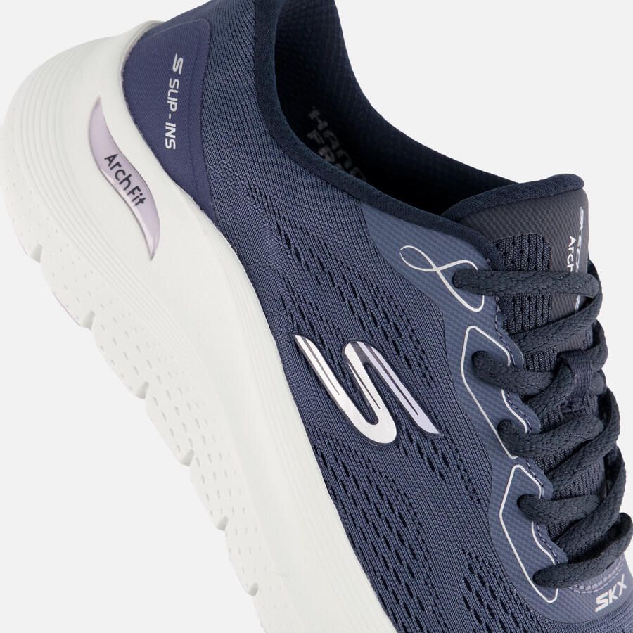 Skechers Slip-In Arch Fit 2.0 Sneakers blauw Dames - Foto 2