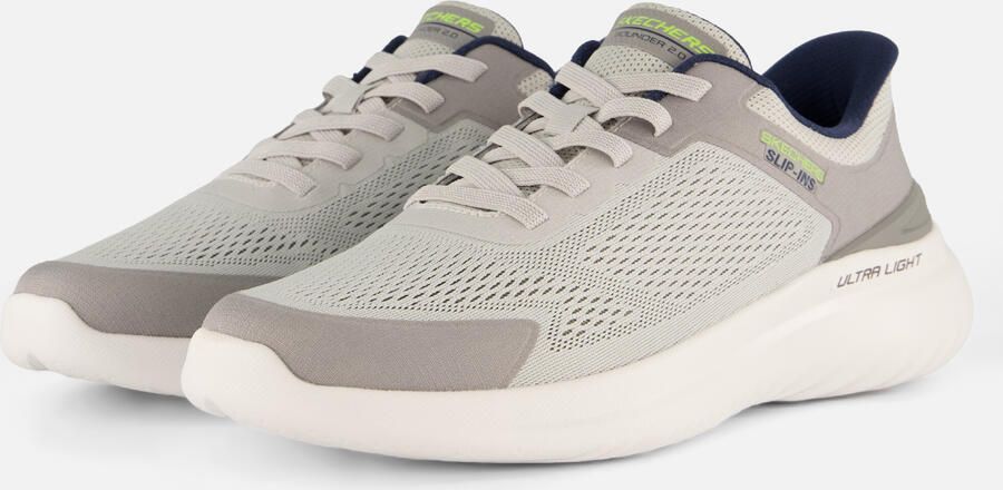 Skechers Slip Sneakers Unisex ins Bounder 2.0 Instappers grijs