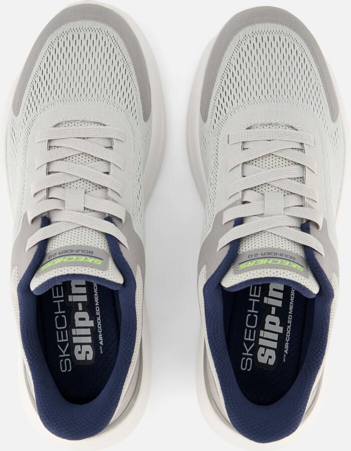 Skechers Slip Sneakers Unisex ins Bounder 2.0 Instappers grijs - Foto 2