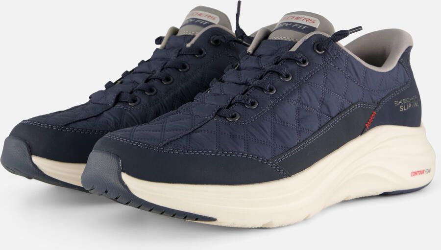 Skechers Heren Cozy Fit Slip-ins Sneakers Contour Foam 232619 NVGY