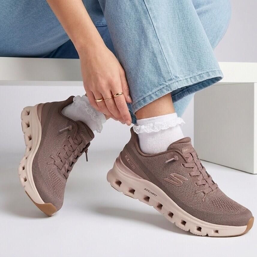 Skechers Slip-Ins Archfit Glide Step Pro Sneakers Bruin