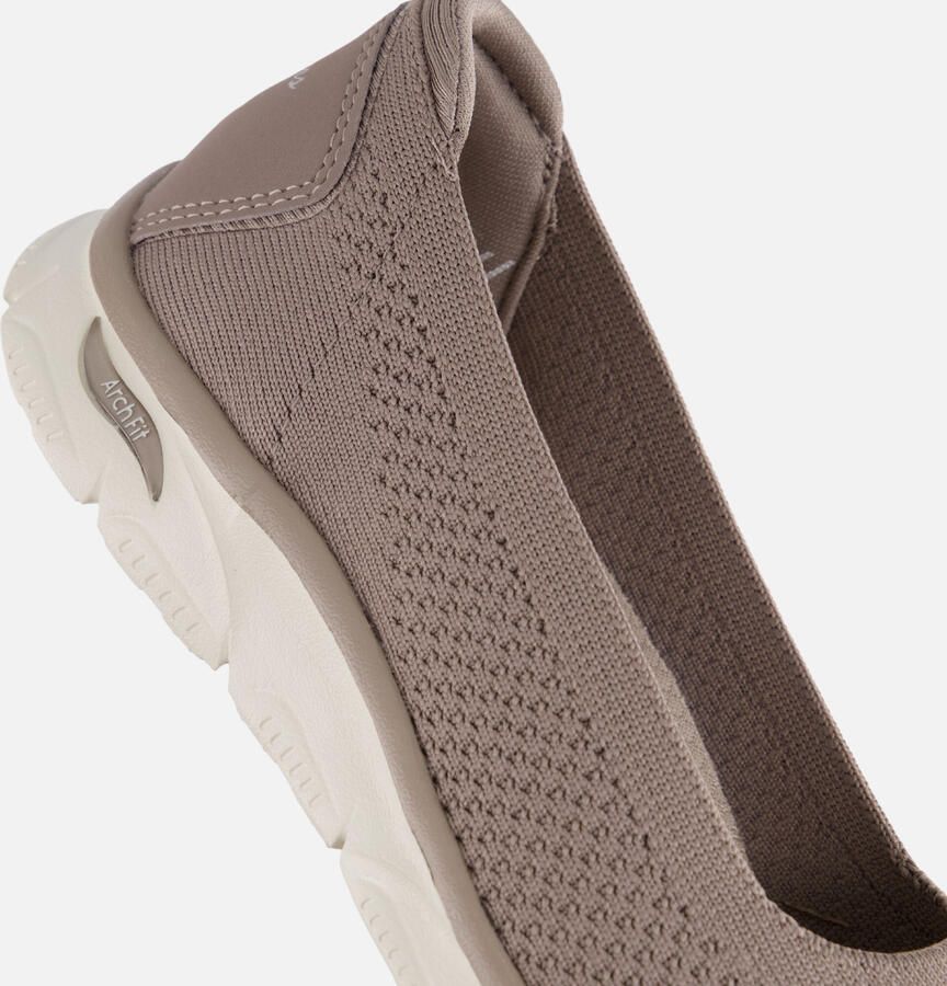Skechers Arch Fit Sunny dames ballerina Donker Taupe - Foto 2