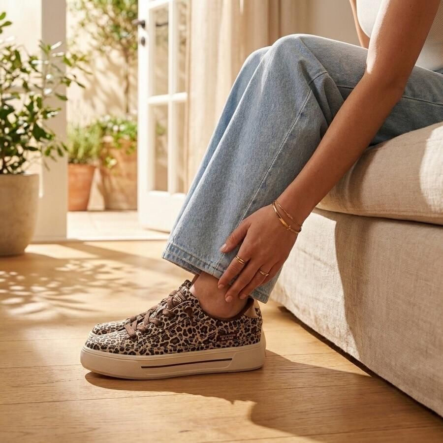Skechers Slip-ins Bobs bruin Panterprint - Foto 2