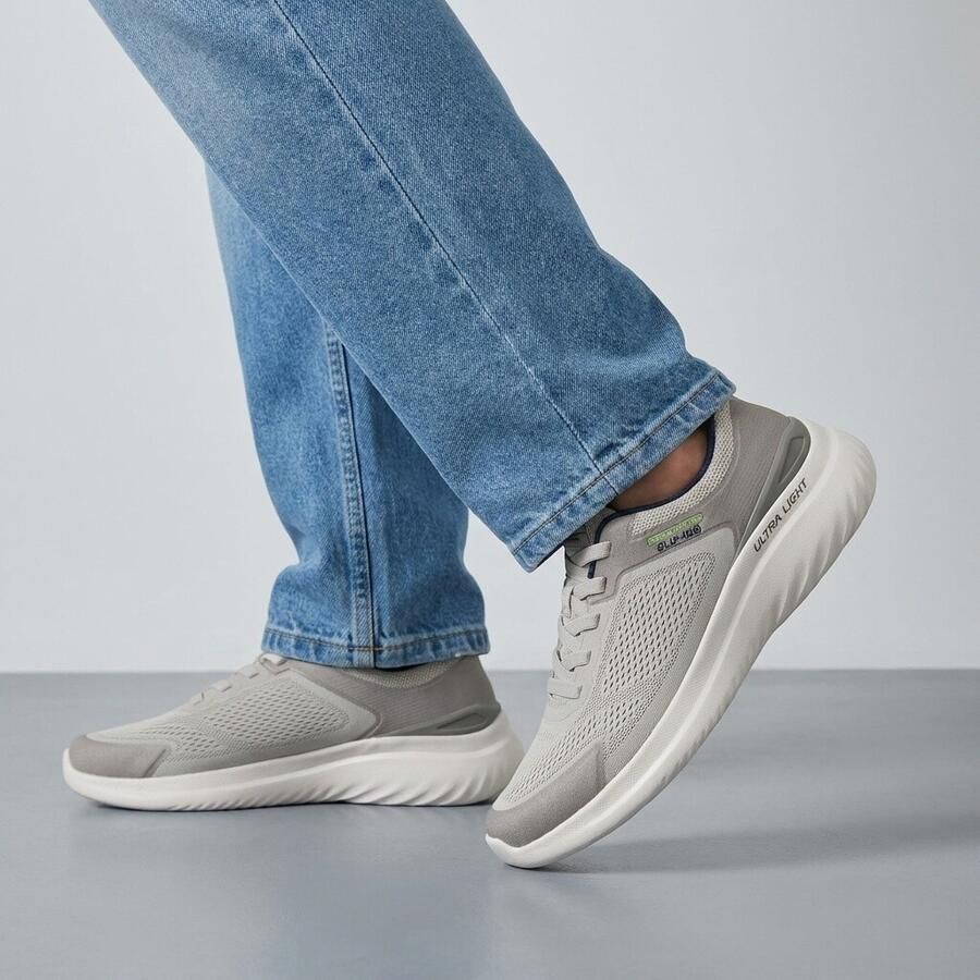 Skechers Slip Sneakers Unisex ins Bounder 2.0 Instappers grijs - Foto 2