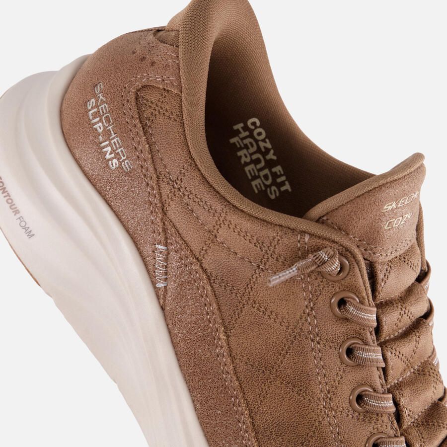 Skechers CONTOUR FOAM-Naturel EASE Dames Instappers Naturel Chestnut - Foto 2
