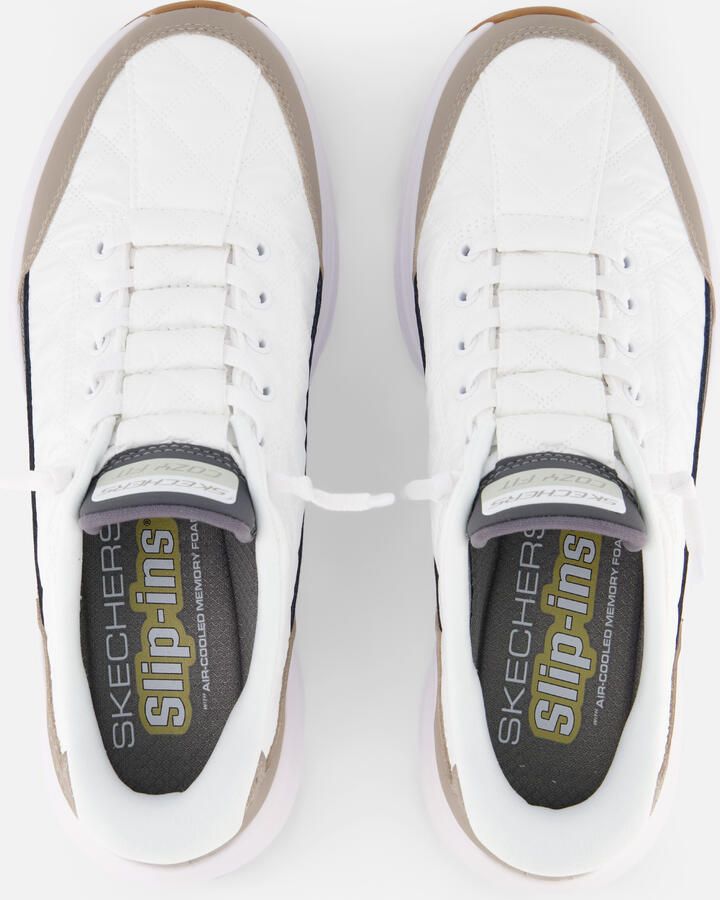 Skechers Slip-Ins Contour Foam Cozy Fit Instappers Heren Wit - Foto 3