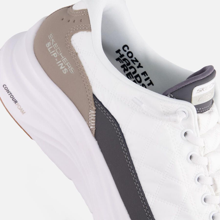 Skechers Slip-Ins Contour Foam Cozy Fit Instappers Heren Wit - Foto 2