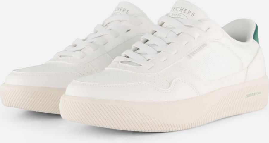 Skechers ARCH FIT COURT BREAK-KOMFORTA Heren Sneakers Wit