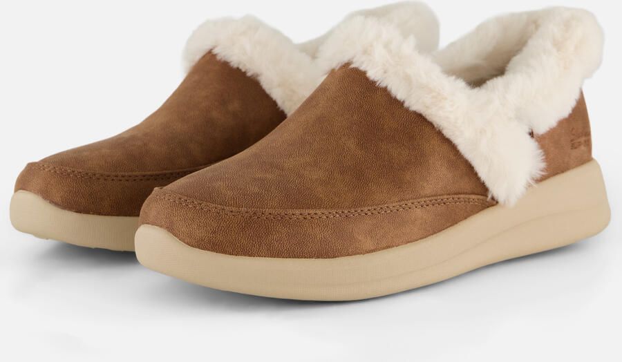 Skechers Slip-ins Cozy Escape Pantoffel cognac