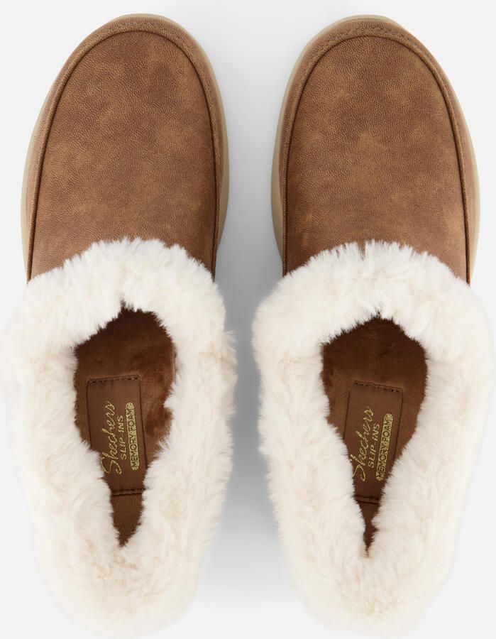 Skechers Slip-ins Cozy Escape Pantoffel cognac - Foto 3