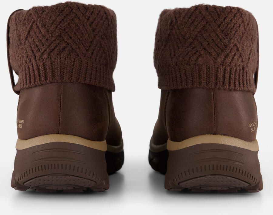 Skechers slip-ins easy going enkellaarsjes bruin - Foto 2