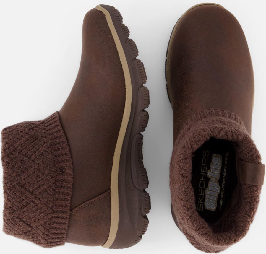 Skechers slip-ins easy going enkellaarsjes bruin - Foto 3