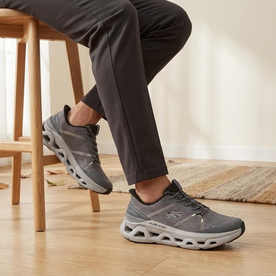 Skechers Hands Free Slip-In Glide Step Altus heren sneaker Grijs