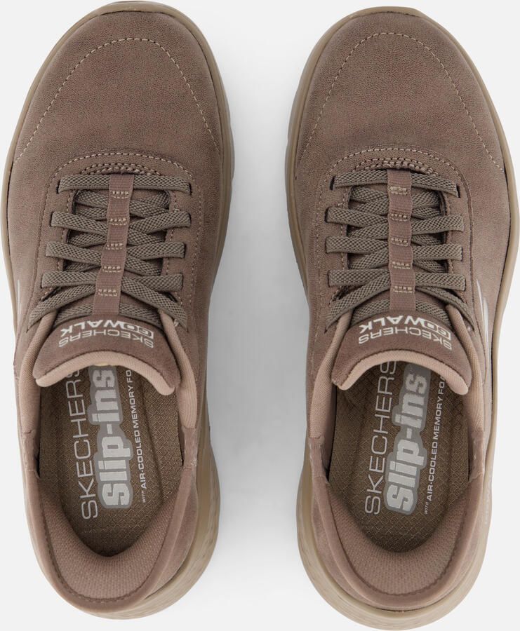 SKECHERS Slip-on 'Slipper Damen 124837 BRN Kunststoff (Synthetik) in braun' bruin - Foto 4