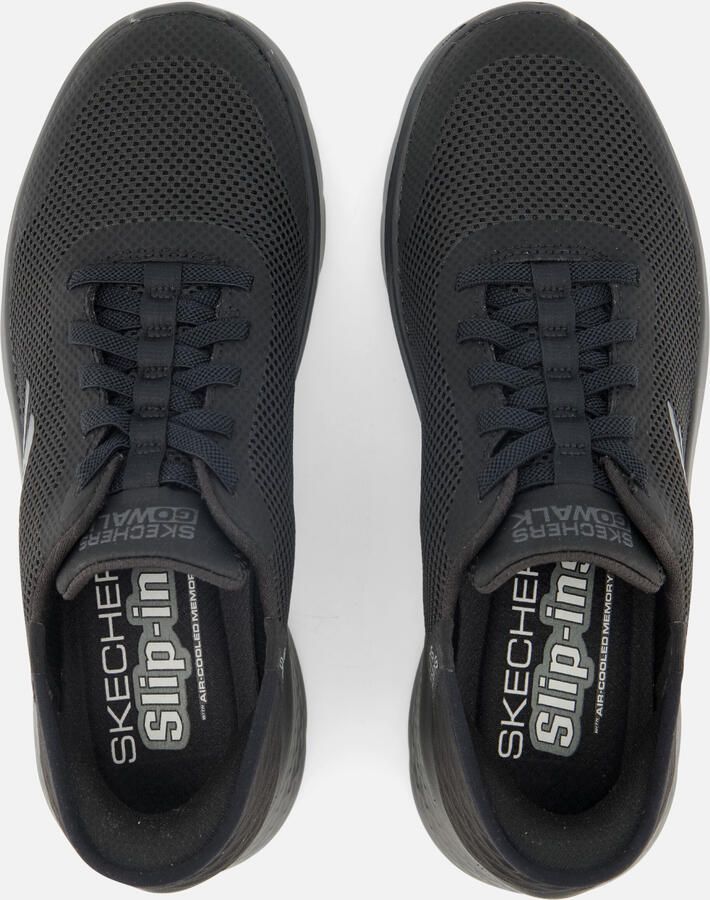 Skechers Slip-ins Go Walk Flex Hands Up Heren Instappers Zwart - Foto 6