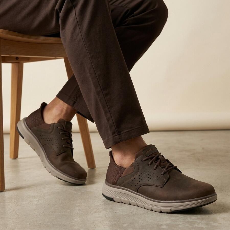 Skechers Slip-on sneakers ORELL-YATES slippers sneakers vrijetijdsschoen met slip-ins technologie