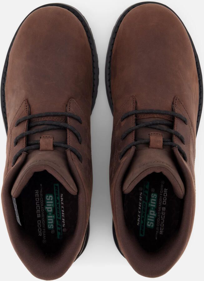 Skechers Slip-Ins Quintero Damien Instap Boots Heren Bruin - Foto 4