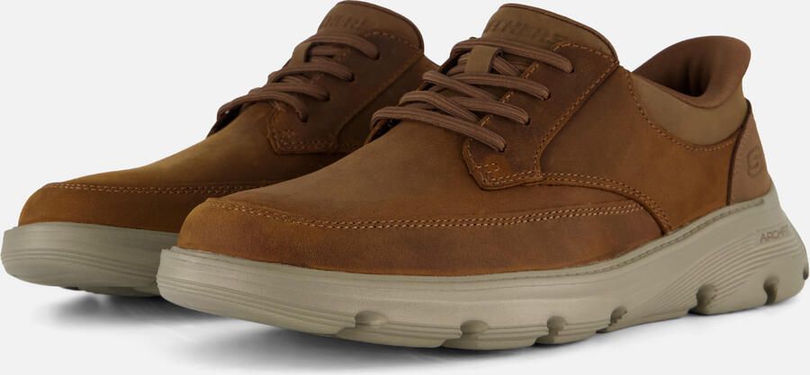 Skechers Lage Sneakers Slip-ins Arch Fit Garza Relaxed leren sneakers