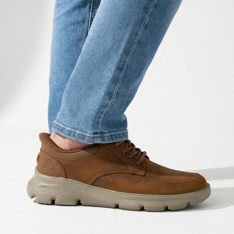 Skechers Lage Sneakers Slip-ins Arch Fit Garza Relaxed leren sneakers - Foto 2