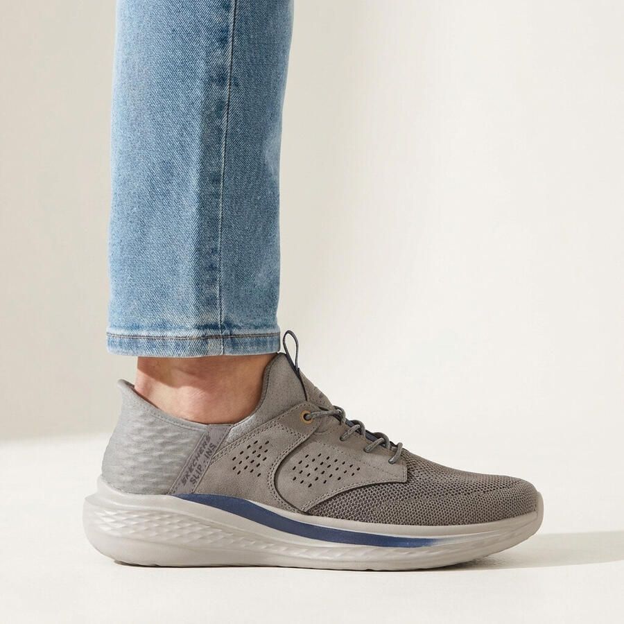 Skechers Slip Sneakers Unisex ins Relaxed Fit Slade Caster Grijs - Foto 2