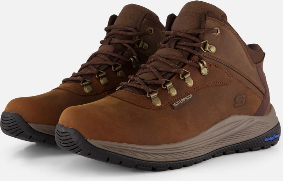 Skechers Slip-ins Relaxed Fit Veterschoenen bruin