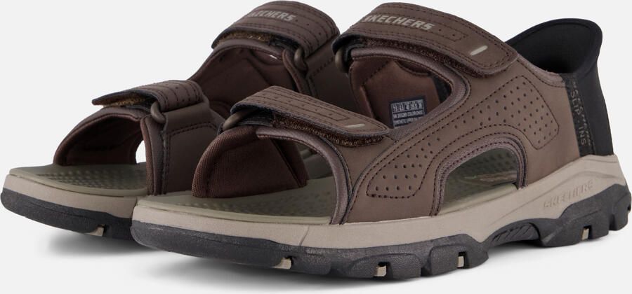 Skechers Slip-Ins Relaxed Fit Tresman Sandalen Heren Bruin - Foto 6