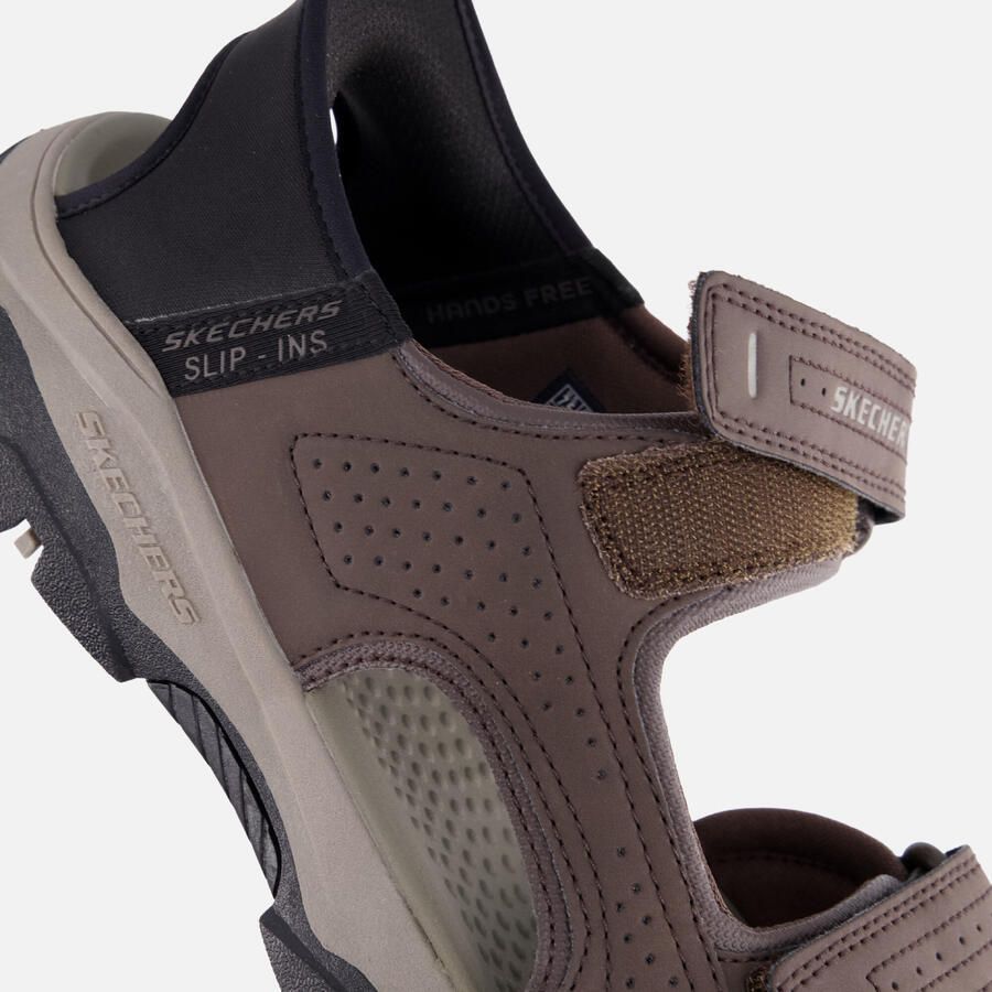 Skechers Slip-Ins Relaxed Fit Tresman Sandalen Heren Bruin - Foto 2