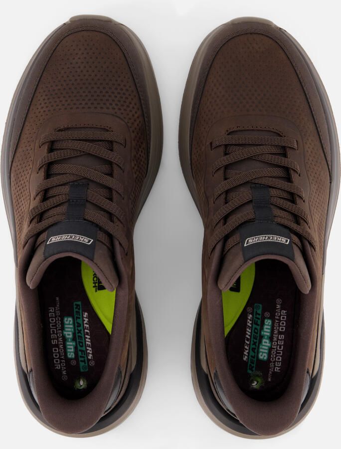 Skechers Slip-Ins Slade 2.0 Waybound Sneakers Heren Bruin - Foto 4