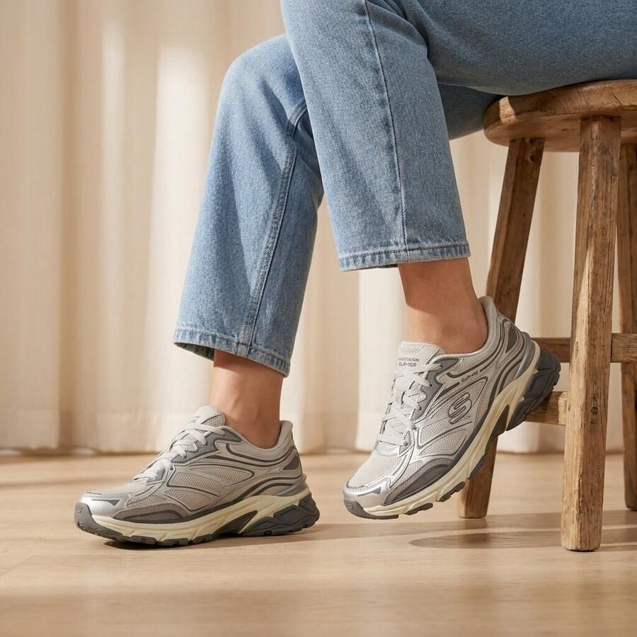 Skechers Slip-ins Stamina Sport Instappers grijs
