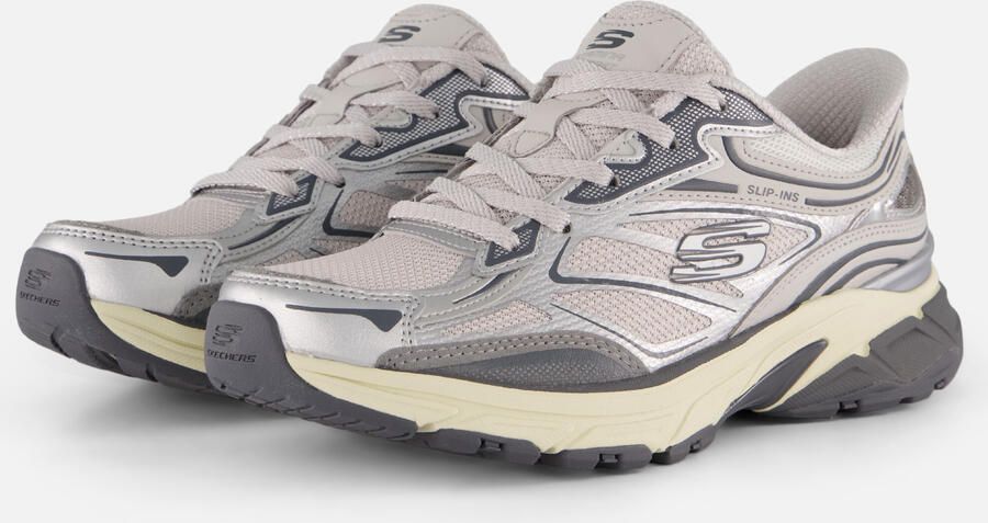 Skechers Stamina Sport Slip-Ins Sneakers Dames Zilver - Foto 4