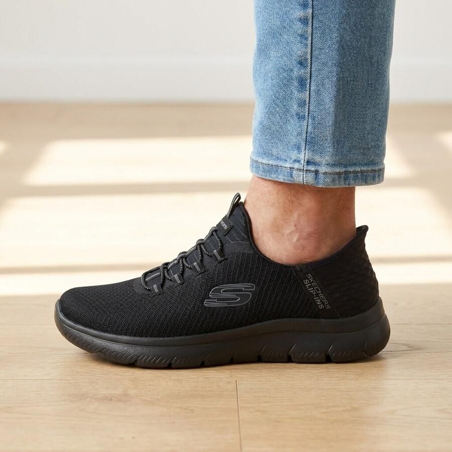 Skechers Slip-ins: Summits High Range sneakers Zwart Extra comfort Memory Foam - Foto 2