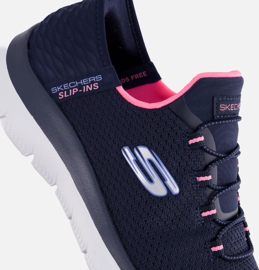 Skechers SLIP INS SUMMITS DIAMOND DREAM sneakers dames navy pink 150123W NVPK - Foto 3