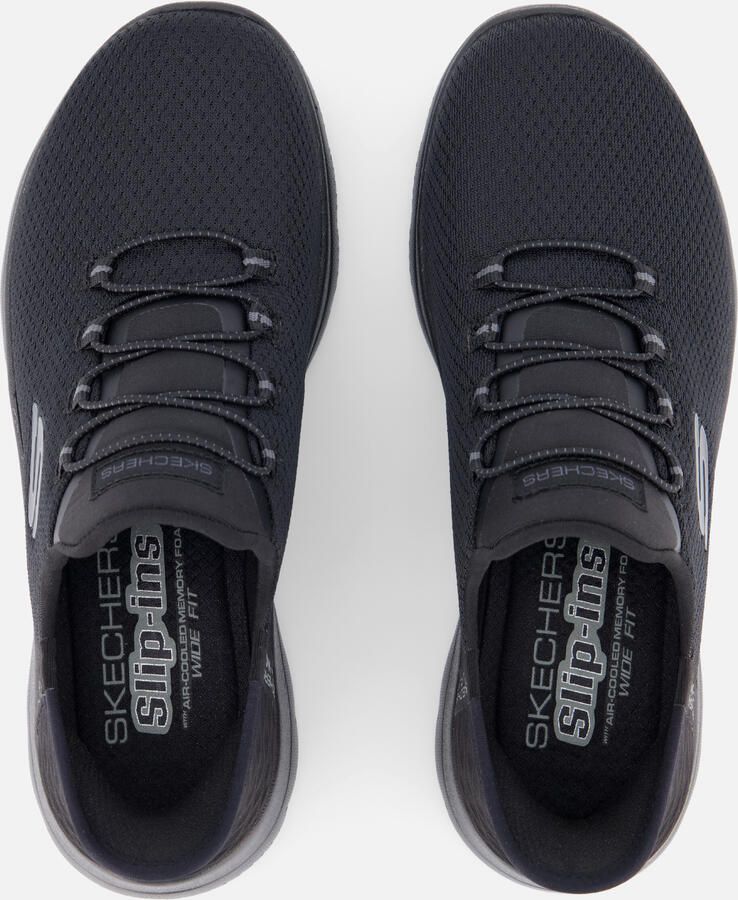 Skechers Slip-Ins Summits Wide Fit zwart Textiel - Foto 3