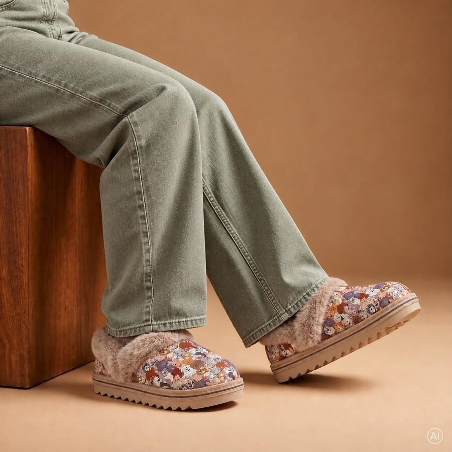 Skechers Pantoffels Slip-Ins: BOBS Keepsakes Lite Paw Jams