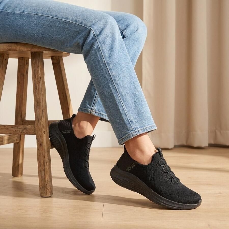 Skechers Slip Sneakers Unisex ins Ultra Flex 3.0 Instappers zwart - Foto 3